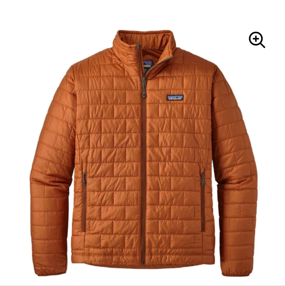 Patagonia Nano Puff Men's Size Large Jacket - Copper Orange